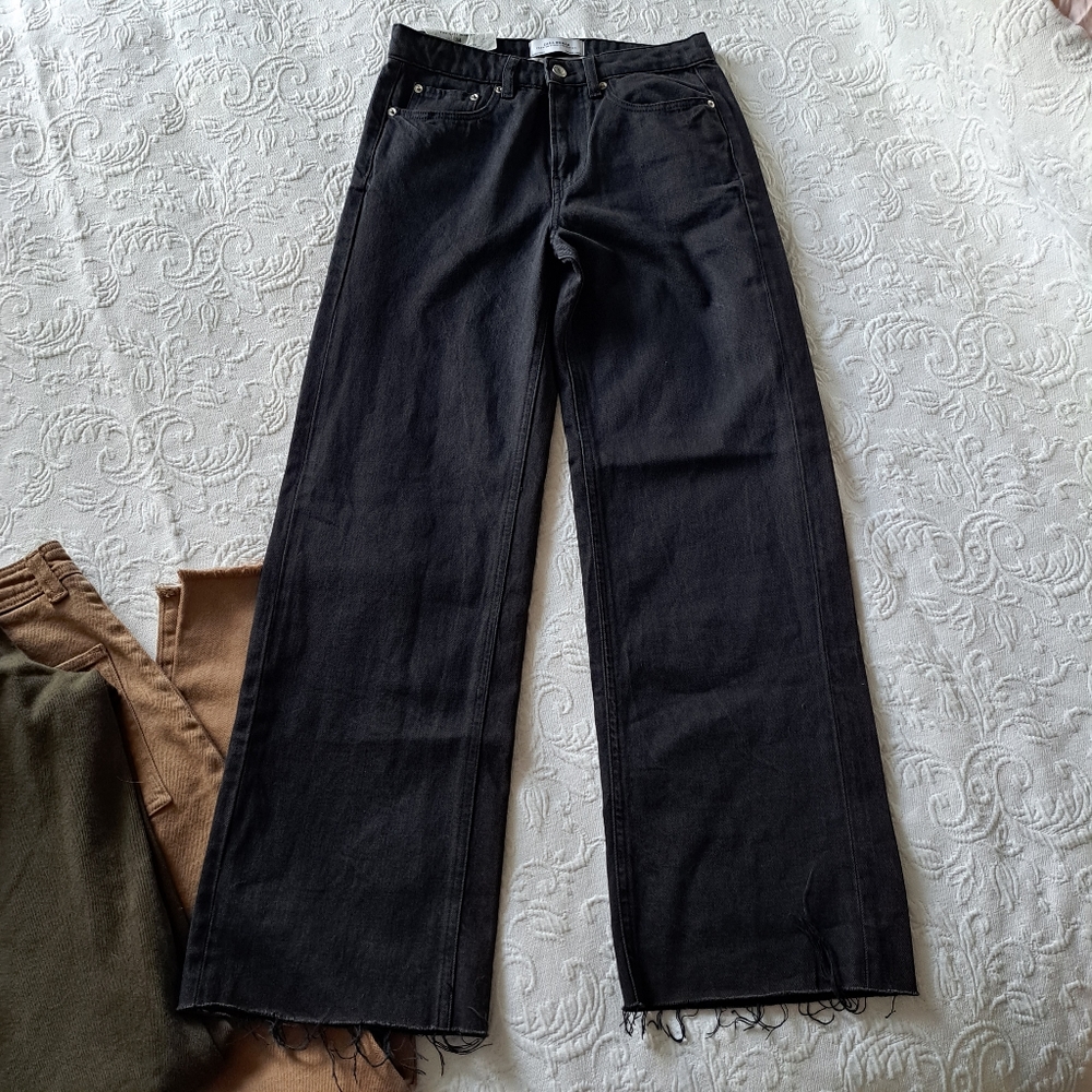Zara "the city worker" denim, sz 2